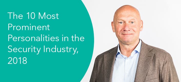 Peter Alexanderson is one of the 10 Most Prominent Personalities in the Security Industry, 2018